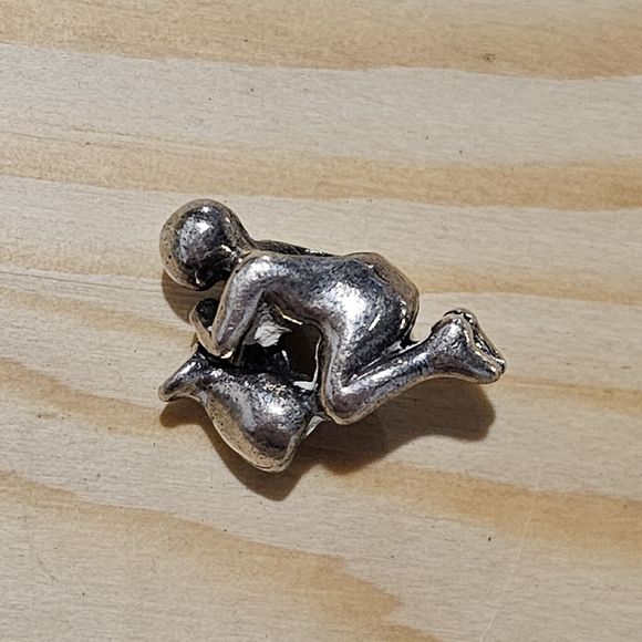 RETIRED Authentic Aquarius Bead Zodiac Sign Trollbeads CHARM BRACELET 925 LAA - Picture 2 of 6